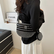 Studded Adjustable Strap Crossbody Bag