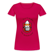 Women’s Premium T-Shirt Quack - dark pink