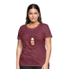 Women’s Premium T-Shirt Quack - heather burgundy
