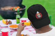Duck Stew Adjustable Snapback Hat- Black