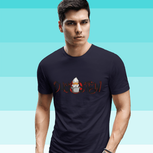 Black T shirt with duckstew in front 