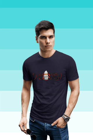 Black T shirt with duckstew in front 